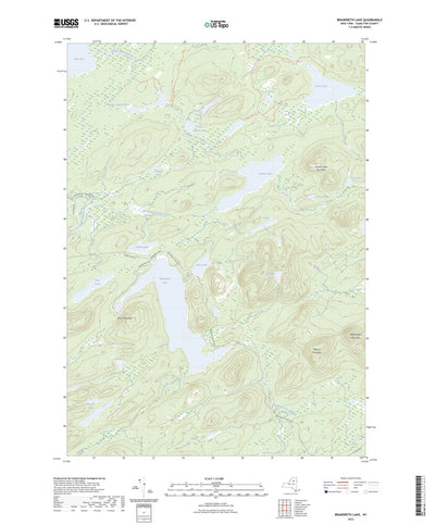 United States Geological Survey Brandreth Lake, NY (2023, 24000-Scale) digital map