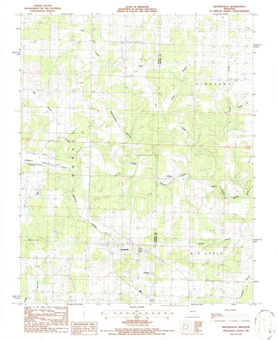 United States Geological Survey Brandsville, MO (1986, 24000-Scale) digital map