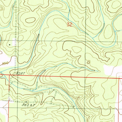 United States Geological Survey Brandsville, MO (1986, 24000-Scale) digital map