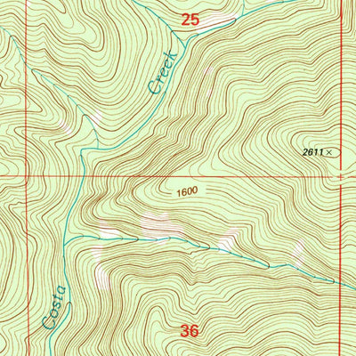 United States Geological Survey Brandy Peak, OR (1998, 24000-Scale) digital map