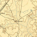 United States Geological Survey Brandywine, MD (1895, 62500-Scale) digital map
