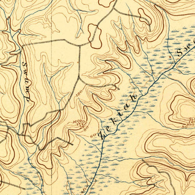 United States Geological Survey Brandywine, MD (1895, 62500-Scale) digital map