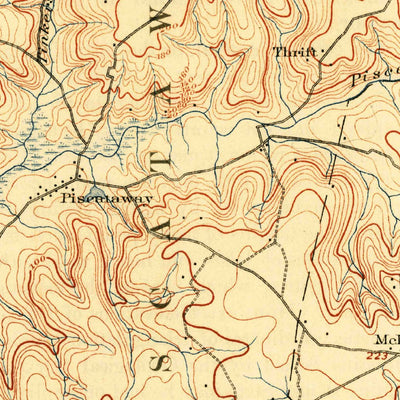 United States Geological Survey Brandywine, MD (1913, 62500-Scale) digital map