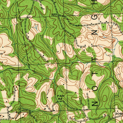 United States Geological Survey Brandywine, MD (1944, 31680-Scale) digital map