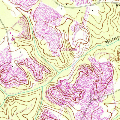 United States Geological Survey Brandywine, MD (1956, 24000-Scale) digital map