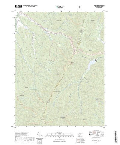 United States Geological Survey Brandywine, WV (2023, 24000-Scale) digital map