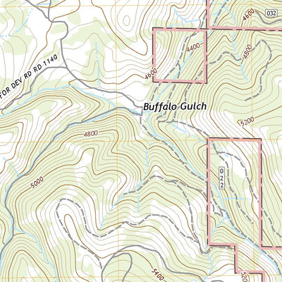 United States Geological Survey Brannan Gulch, OR (2020, 24000-Scale) digital map