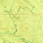 United States Geological Survey Branscomb, CA (1951, 62500-Scale) digital map