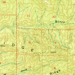 United States Geological Survey Branscomb, CA (1951, 62500-Scale) digital map