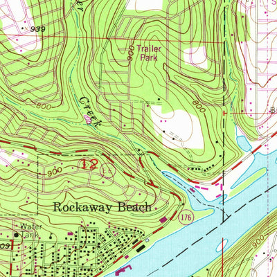 United States Geological Survey Branson, MO (1956, 24000-Scale) digital map