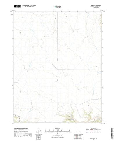 United States Geological Survey Branson SE, CO (2022, 24000-Scale) digital map