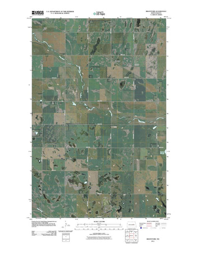 United States Geological Survey Brantford, ND (2011, 24000-Scale) digital map