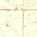 United States Geological Survey Brantford NW, ND (1950, 24000-Scale) digital map