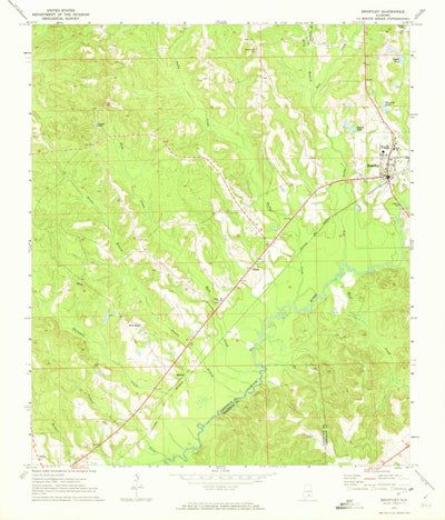 United States Geological Survey Brantley, AL (1971, 24000-Scale) digital map