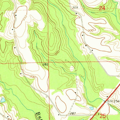 United States Geological Survey Brantley, AL (1971, 24000-Scale) digital map