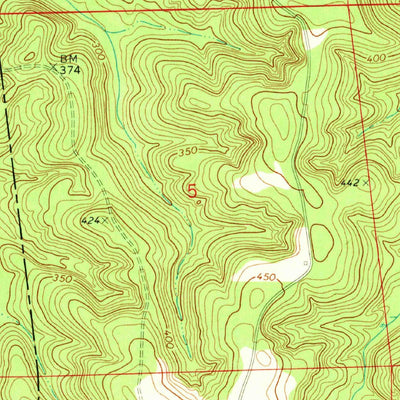 United States Geological Survey Brantley, AL (1971, 24000-Scale) digital map