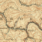 United States Geological Survey Branwell, WV-VA (1925, 62500-Scale) digital map