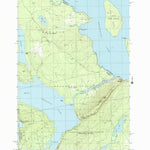 United States Geological Survey Brassua Lake East, ME (1988, 24000-Scale) digital map