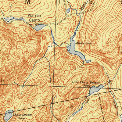 United States Geological Survey Brassua Lake, ME (1944, 62500-Scale) digital map