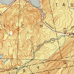 United States Geological Survey Brassua Lake, ME (1944, 62500-Scale) digital map