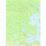 United States Geological Survey Brassua Lake West, ME (1988, 24000-Scale) digital map