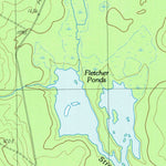 United States Geological Survey Brassua Lake West, ME (1988, 24000-Scale) digital map
