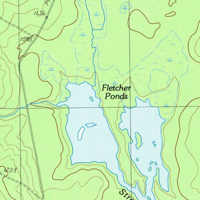 United States Geological Survey Brassua Lake West, ME (1988, 24000-Scale) digital map