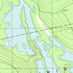 United States Geological Survey Brassua Lake West, ME (1988, 24000-Scale) digital map