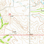 United States Geological Survey Bratburg Butte, ND (1973, 24000-Scale) digital map