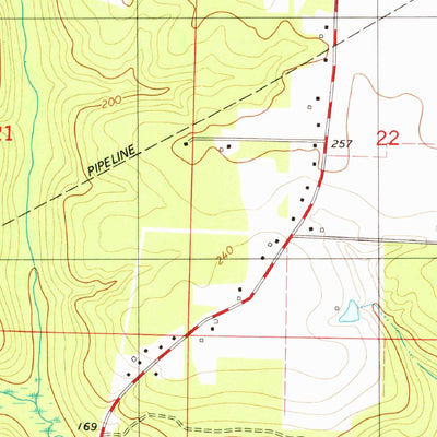United States Geological Survey Bratt, FL-AL (1978, 24000-Scale) digital map