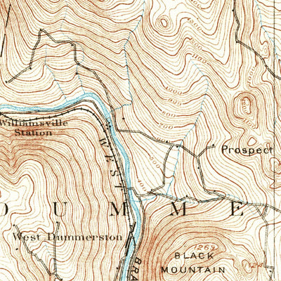 United States Geological Survey Brattleboro, VT-NH (1891, 62500-Scale) digital map