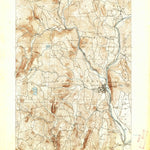 United States Geological Survey Brattleboro, VT-NH (1893, 62500-Scale) digital map