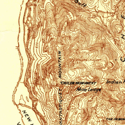 United States Geological Survey Brattleboro, VT-NH (1932, 48000-Scale) digital map