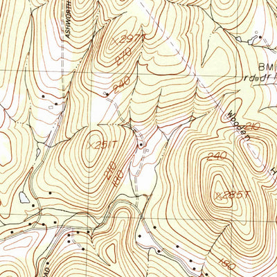 United States Geological Survey Brattleboro, VT-NH (1984, 25000-Scale) digital map