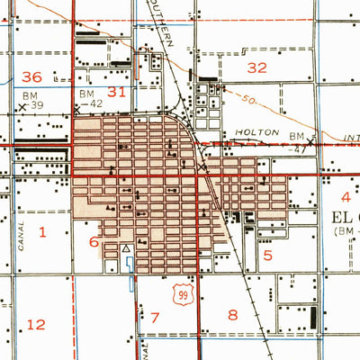United States Geological Survey Brawley, CA (1940, 62500-Scale) digital map