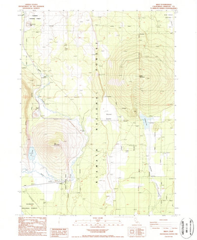 United States Geological Survey Bray, CA (1988, 24000-Scale) digital map