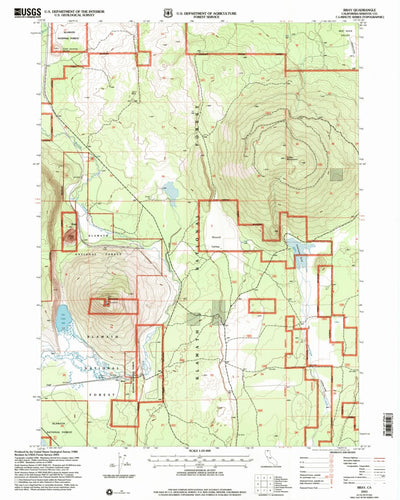 United States Geological Survey Bray, CA (2001, 24000-Scale) digital map