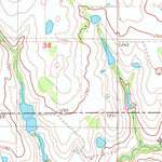 United States Geological Survey Bray, OK (1982, 24000-Scale) digital map