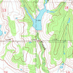 United States Geological Survey Bray, OK (1982, 24000-Scale) digital map
