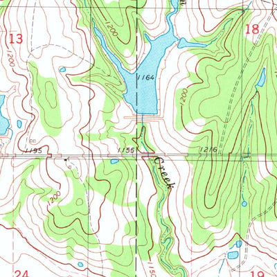 United States Geological Survey Bray, OK (1982, 24000-Scale) digital map