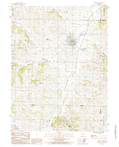 United States Geological Survey Braymer, MO (1984, 24000-Scale) digital map
