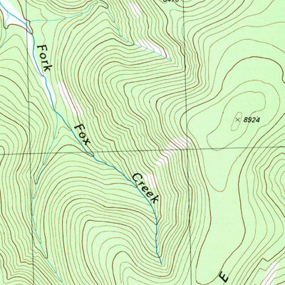 United States Geological Survey Brays Canyon, MT (1988, 24000-Scale) digital map