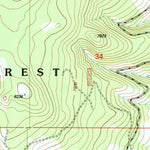 United States Geological Survey Brays Canyon, MT (1997, 24000-Scale) digital map