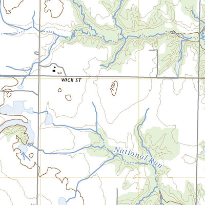 United States Geological Survey Brazil East, IN (2022, 24000-Scale) digital map