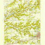 United States Geological Survey Brazil West, IN (1950, 24000-Scale) digital map