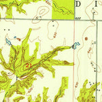 United States Geological Survey Brazil West, IN (1950, 24000-Scale) digital map