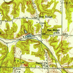 United States Geological Survey Brazil West, IN (1950, 24000-Scale) digital map