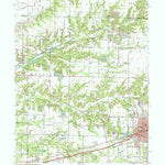United States Geological Survey Brazil West, IN (1960, 24000-Scale) digital map