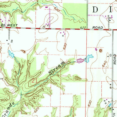 United States Geological Survey Brazil West, IN (1960, 24000-Scale) digital map