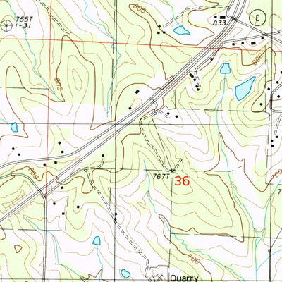 United States Geological Survey Brazito, MO (1987, 24000-Scale) digital map